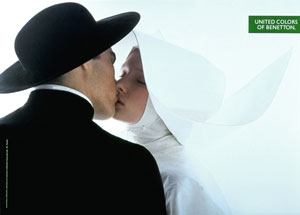 Priest and Nun Kissing